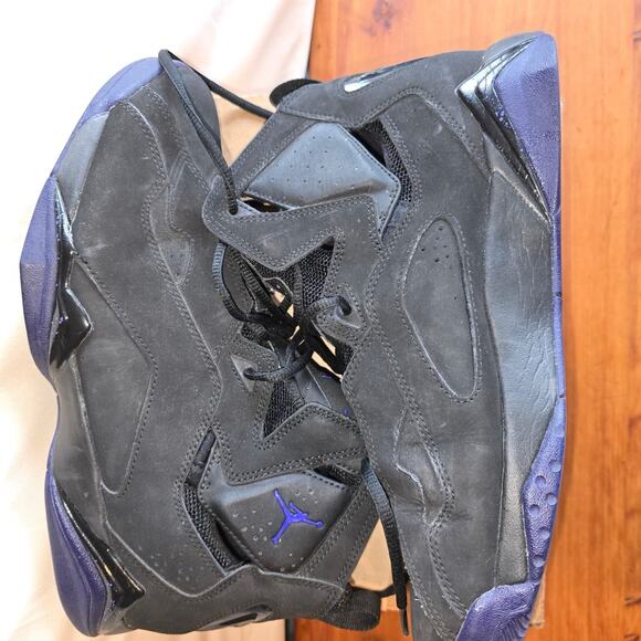 Air Jordan Concord True Flight Black And Purple Men's Size 11 342964-021 - Picture 3 of 7